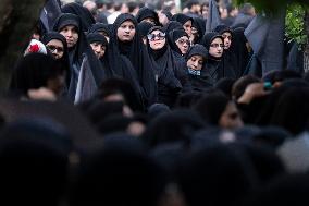 Iran-Funeral Of The Late President And His Entourage