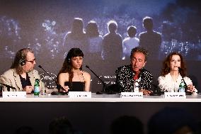 Parthenope Press Conference - The 77th Annual Cannes Film Festival