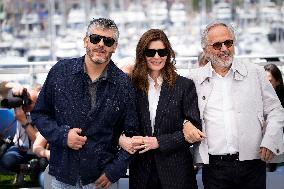 "Marcello Mio" Photocall - The 77th Annual Cannes Film Festival