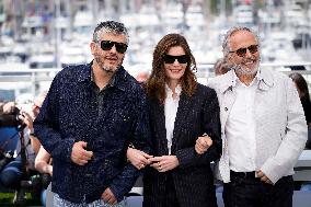 "Marcello Mio" Photocall - The 77th Annual Cannes Film Festival