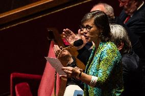 Government Question Time At The French National Assembly