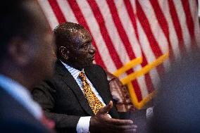 House Speaker Mike Johnson hosts President WIlliam Ruto of Kenya