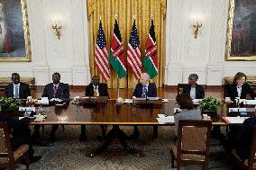 Joe Biden welcomes Kenyan President - Washington