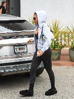 Lori Harvey Leaving Pilates Studio - LA