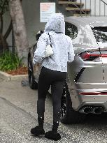 Lori Harvey Leaving Pilates Studio - LA