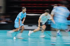 (SP)PHILIPPINES-PASIG-FLOORBALL-WORLD CHAMPIONSHIP QUALIFIERS-CHINA VS SINGAPORE