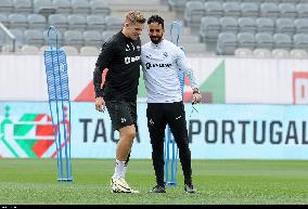 Treino do Sporting antes da Final da Taça