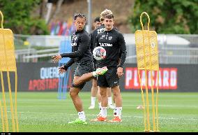 Treino do Sporting antes da Final da Taça