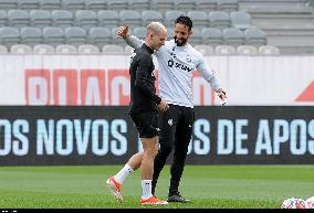 Treino do Sporting antes da Final da Taça