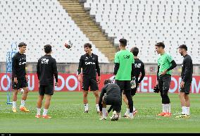 Treino do Sporting antes da Final da Taça