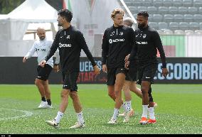 Treino do Sporting antes da Final da Taça