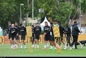 Treino do Sporting antes da Final da Taça