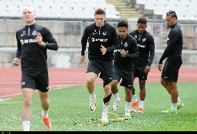 Treino do Sporting antes da Final da Taça