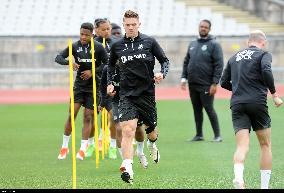 Treino do Sporting antes da Final da Taça