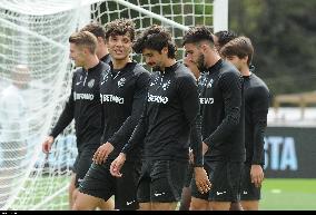 Treino do Sporting antes da Final da Taça