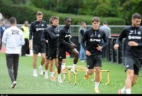 Treino do Sporting antes da Final da Taça