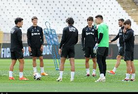 Treino do Sporting antes da Final da Taça