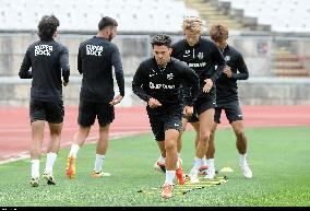 Treino do Sporting antes da Final da Taça