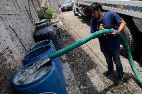 Lack Of Water In The El Yuguelito Property, Iztapalapa
