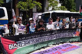 Pro Palestine Rally In Seoul, South Korea