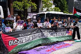 Pro Palestine Rally In Seoul, South Korea