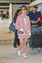 Cannes - Berenice Bejo At Nice Airport