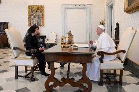 Pope Francis In Private Audiences - Vatican
