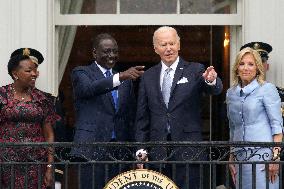 Joe Biden welcomes President of Kenia - Washington