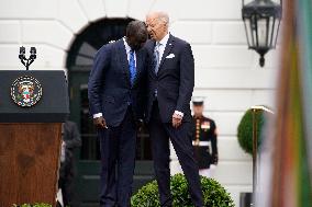 Joe Biden welcomes President of Kenia - Washington