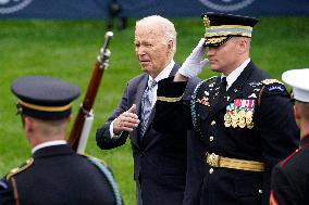 Joe Biden welcomes President of Kenia - Washington