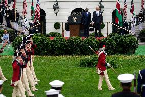 Joe Biden welcomes President of Kenia - Washington