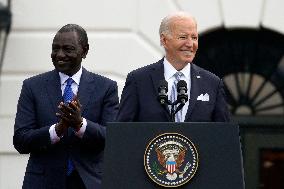 Joe Biden welcomes President of Kenia - Washington