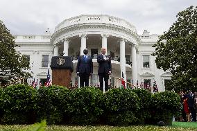 US President Joe Biden hosts President of Kenya William Ruto at the White House