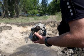 Aftermath of Russian missile attack in Kharkiv on May 23, 2024