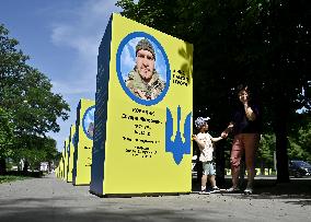 Updated Alley of Heroes in Zaporizhzhia