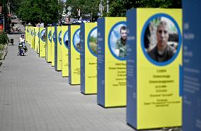 Updated Alley of Heroes in Zaporizhzhia