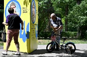 Updated Alley of Heroes in Zaporizhzhia