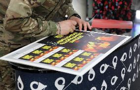 Special cancellation of stamp dedicated to 10th anniversary of Azov Brigade