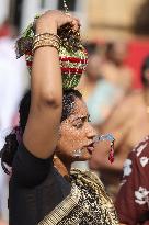 Tamil Hindu Devotees Celebrate The Ganesha Mahotshava Vingnapanam Festival