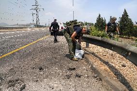 ISRAEL-HULA VALLEY-LEBANON-CONFRONTATIONS