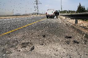 ISRAEL-HULA VALLEY-LEBANON-CONFRONTATIONS