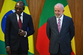 President Lula Receives President Of Benin