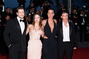 Cannes L'Amour Ouf leaving Red Carpet NG