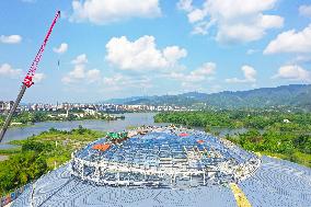 Duliang Grand Theatre Construction in Chongqing