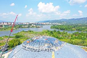 Duliang Grand Theatre Construction in Chongqing