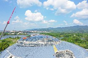 Duliang Grand Theatre Construction in Chongqing