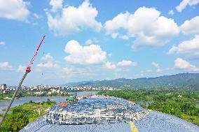 Duliang Grand Theatre Construction in Chongqing