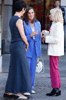 Queen Letizia Attends A Premiere - Madrid