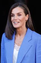 Queen Letizia Attends A Premiere - Madrid