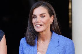 Queen Letizia Attends A Premiere - Madrid
